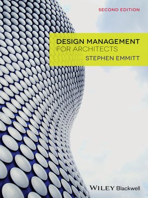 cover image of Design Management for Architects